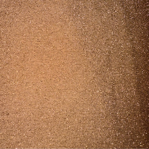 Cupshe Shimmer Lollipop Twist Glittery Gold Crop Top - Picture 6 of 16